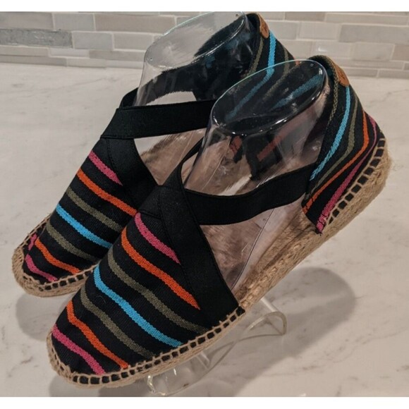 Toni Pons Shoes - NEW~TONI PONS Cotton Multi-Striped Espadrilles Shoes/Sandals Size 41/10